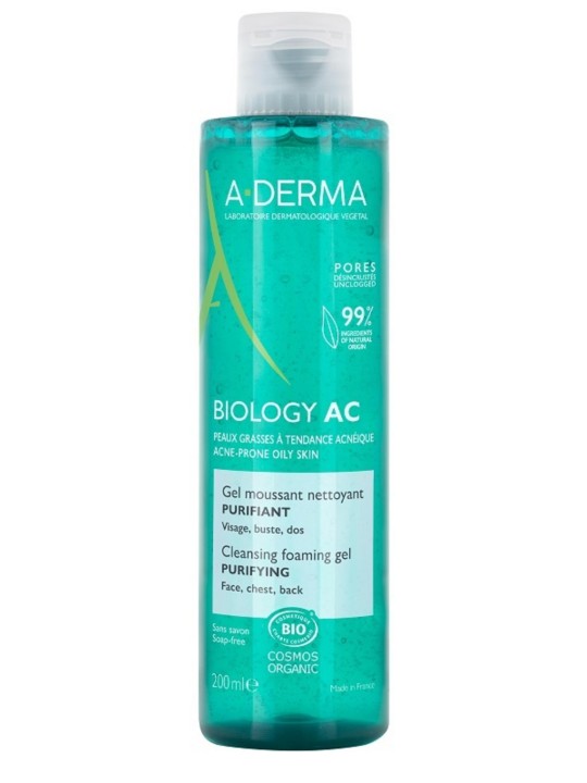 A-Derma Biology AC Gel detergente purificante 200ml