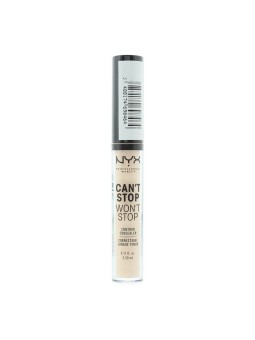 Correttore liquido opacizzante vegano Nyx Can't Stop Won't Stop tonalità avorio chiaro 35ml