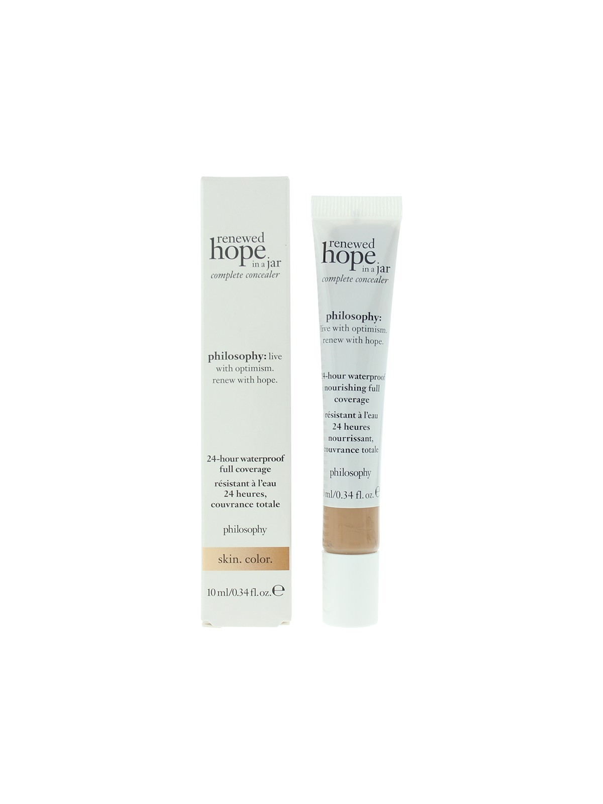 Correttore liquido impermeabile a copertura totale Philosophy Renewed Hope In A Jar 6.5 Tan 10ml