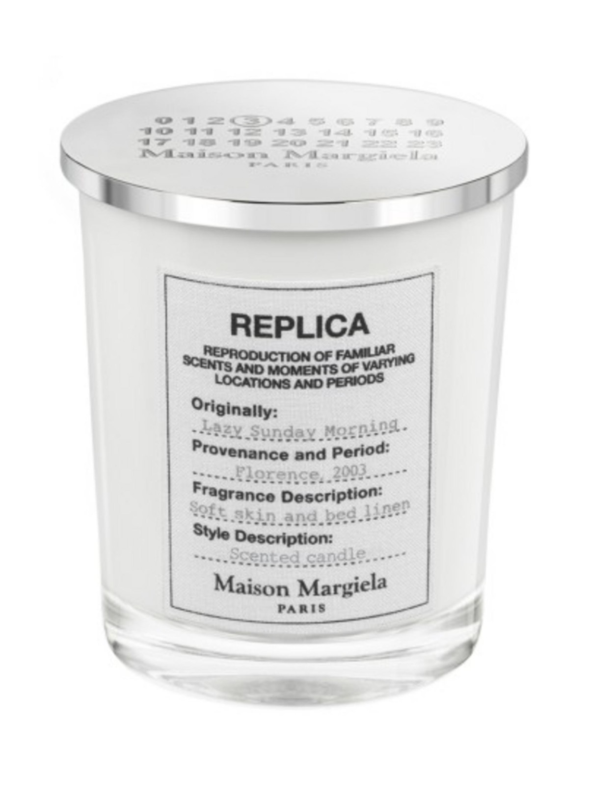 Candela profumata floreale Maison Margiela Lazy Sunday Morning 165 g