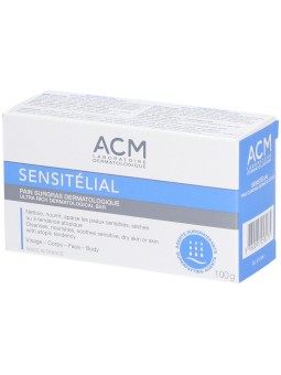 Laboratoire ACM Sensitelial Sapone detergente nutriente per viso e corpo 100 g