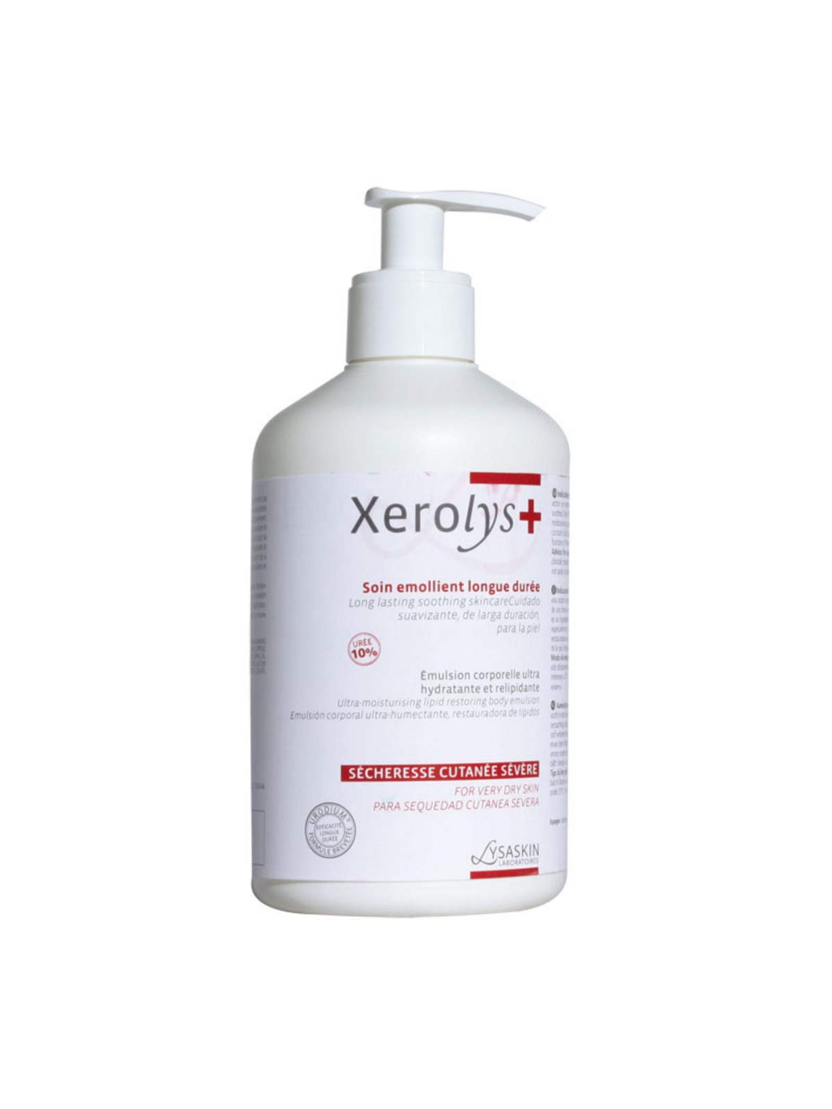 Lab Lysaskin Xerolys+ Urea Emulsione Corpo Emolliente per Viso e Corpo Uso Quotidiano 500ml