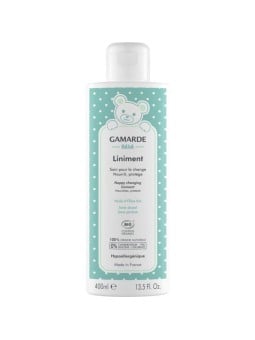 Gamarde Baby Liniment Bio Nutrisce e Protegge - Lozione per il cambio quotidiano del pannolino 400ml