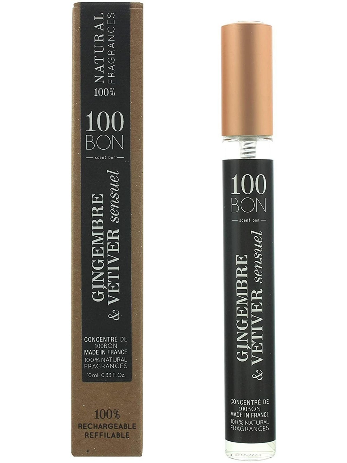100 Bon Gingembre & Vetiver Sensuel Eau De Parfum unisex 10ml