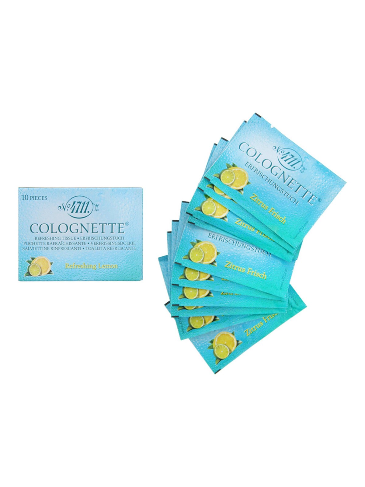 Set 4711 Salviette detergenti Colognette 10 pezzi