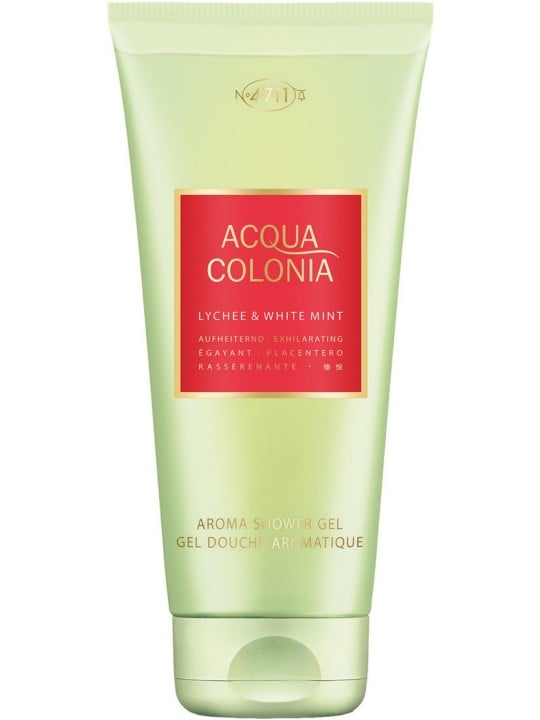 4711 Acqua Colonia Gel Doccia Idratante Litchi e Menta Bianca Corpo Tutti i Tipi di Pelle 200ml