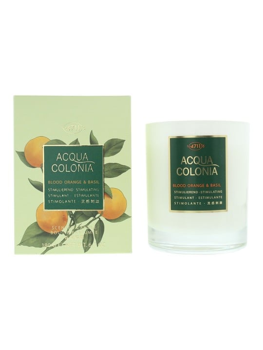 4711 Acqua Colonia Candela profumata all'arancia rossa e basilico 180 g