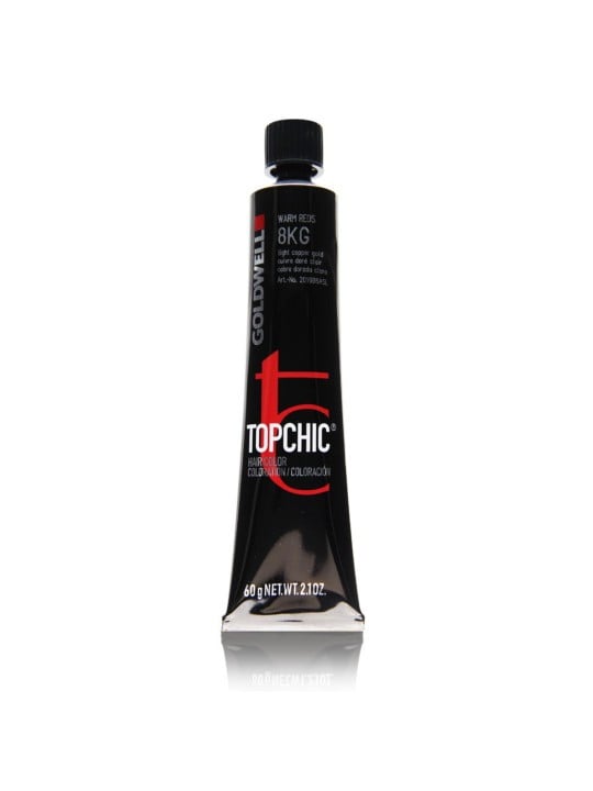 Tintura per capelli permanente Goldwell TopChic 8KG Rame chiaro dorato 60ml