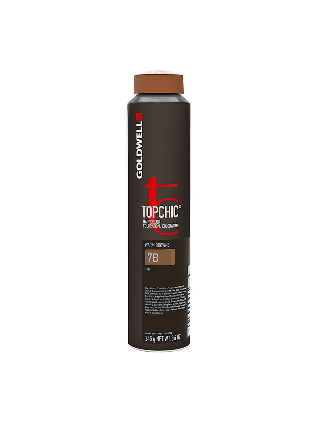 Tintura per capelli permanente Goldwell TopChic 7B Biondo Medio Beige 250ml