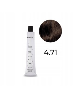 Tintura per capelli permanente Subrina Professional Essential Colour 4.71 Castano Medio 100ml
