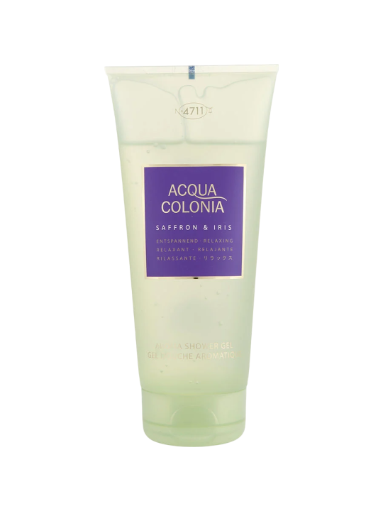 4711 Acqua Colonia Colonia Gel Doccia Idratante Zafferano e Iris Per tutti i tipi di pelle 200ml