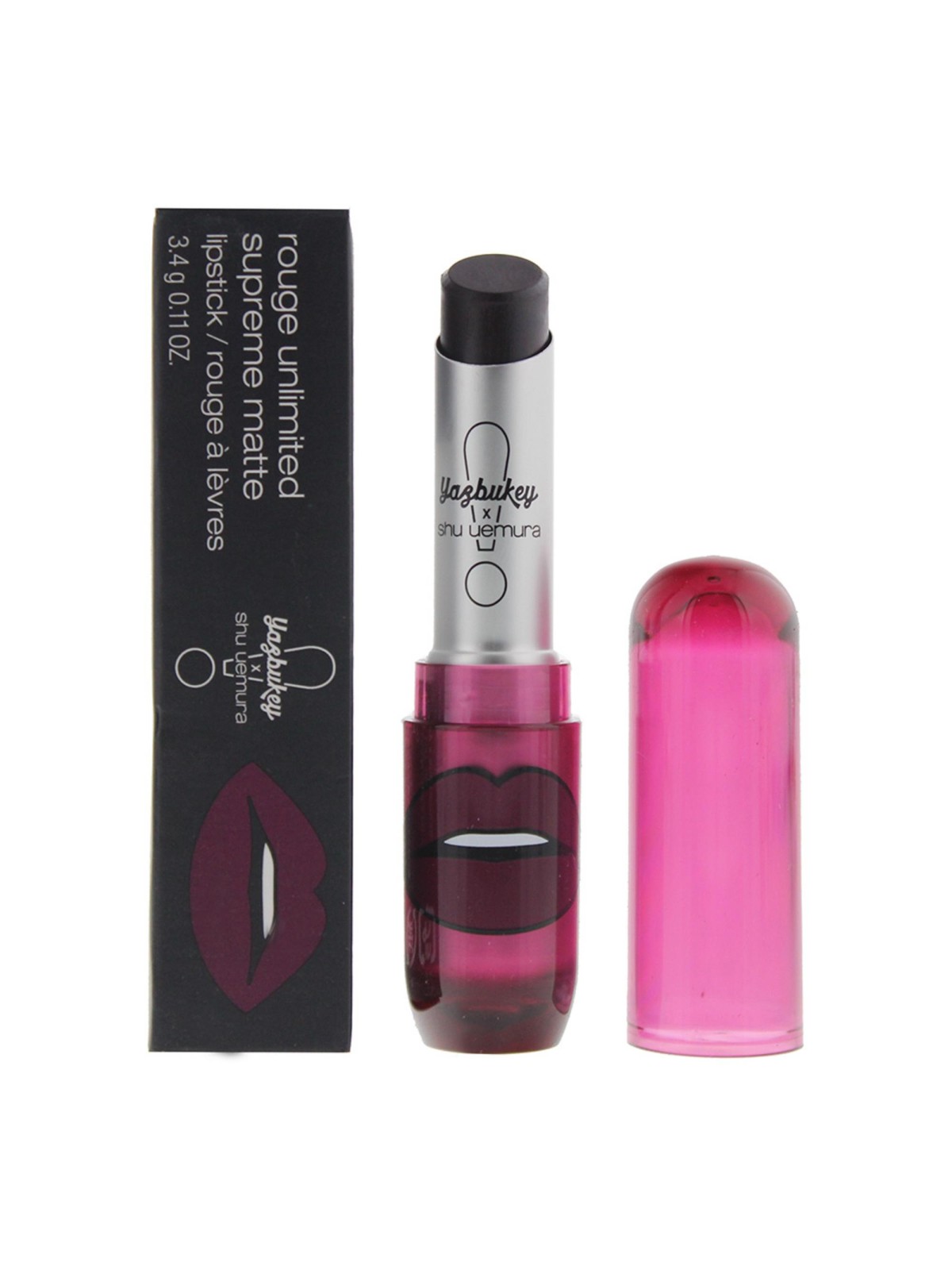 Rossetto cremoso Shu Uemura Rouge Unlimited tonalità Grape Jam 34 g