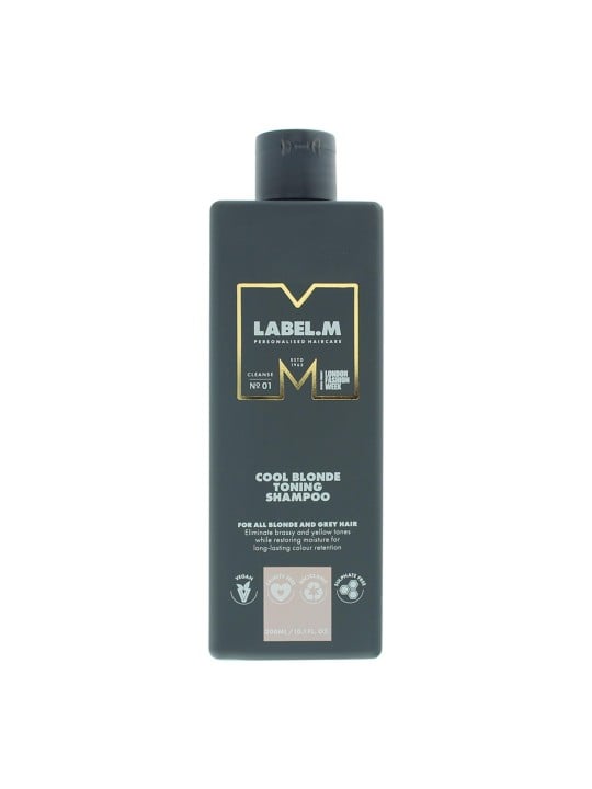 Label.M Shampoo per capelli biondi freddi per neutralizzare i toni gialli 300ml