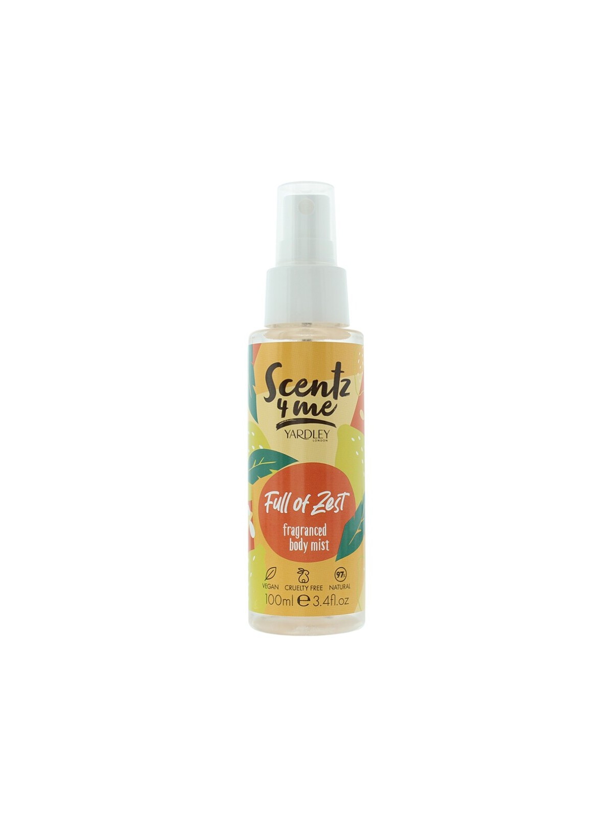 Yardley Scentz 4 Me Full Of Zest Spray Profumato Unisex 100ml