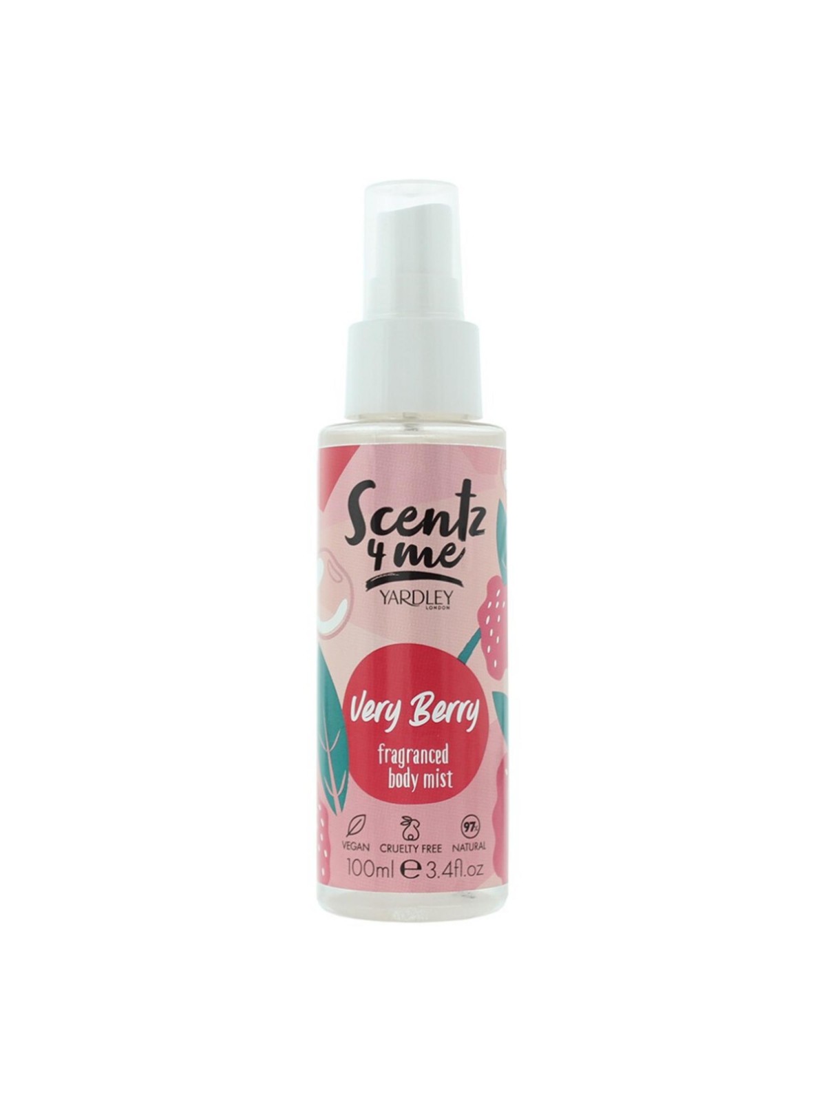 Yardley Scentz 4 Me Spray profumato ai frutti di bosco unisex 100ml