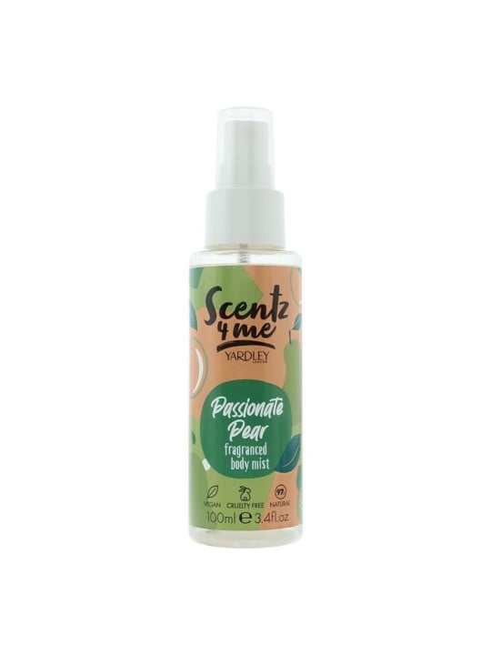 Yardley Scentz 4 Me Spray profumato alla pera Passionate donna 100ml