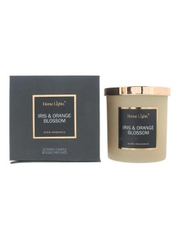 Candela profumata Home Lights Iris ai fiori d'arancio 215 g