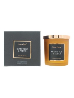 Candela profumata Home Lights all'osmanto e ambra 215 g