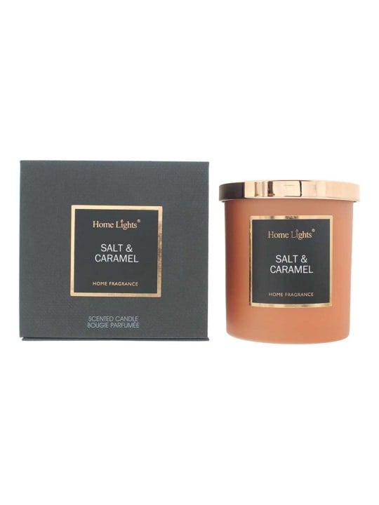Candela profumata al sale e caramello Home Lights 215 g