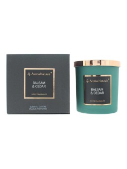 Candela profumata al balsamo e cedro di Aroma Naturals 215 g