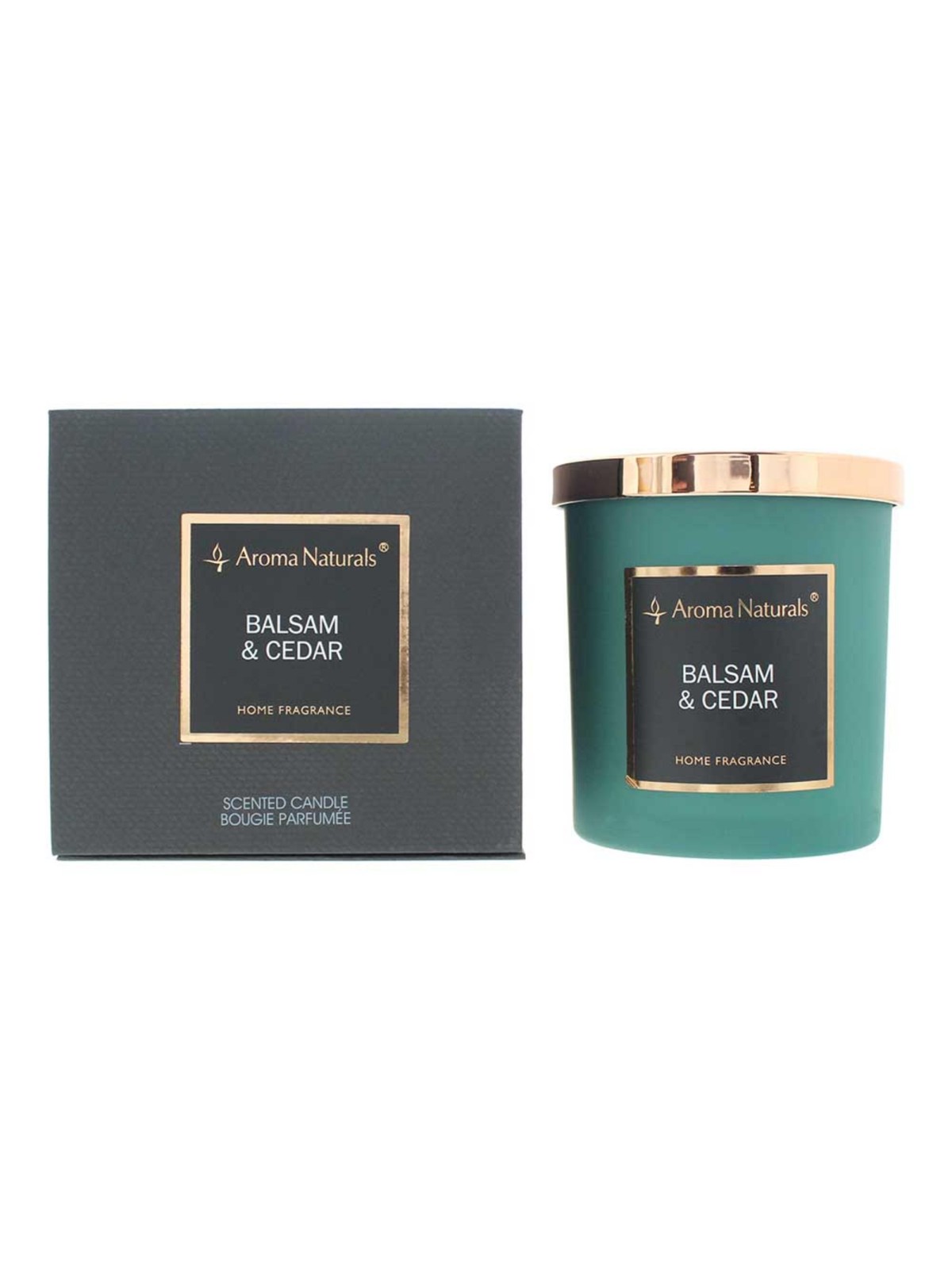 Candela profumata al balsamo e cedro di Aroma Naturals 215 g