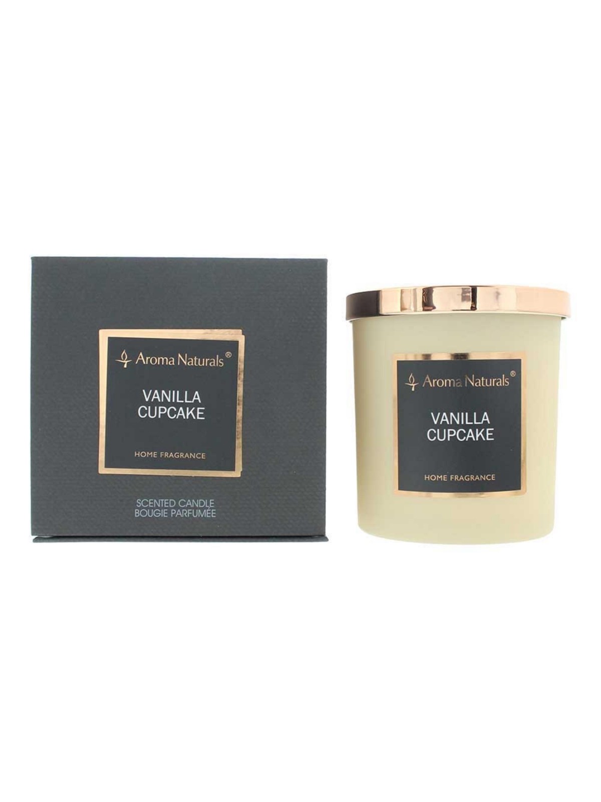 Candela profumata Aroma Naturals al gusto di cupcake alla vaniglia 215 g