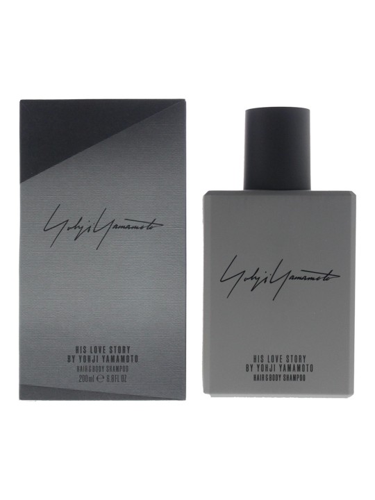 Yohji Yamamoto His Love Story Gel doccia e shampoo aromatico speziato 2 in 1 200ml