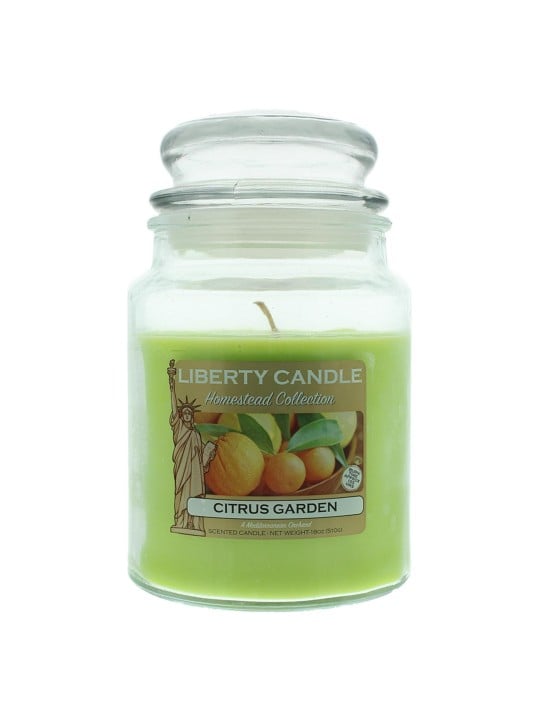 Liberty Candle Homestead Collection Citrus Garden Candela profumata al profumo di agrumi 510 g