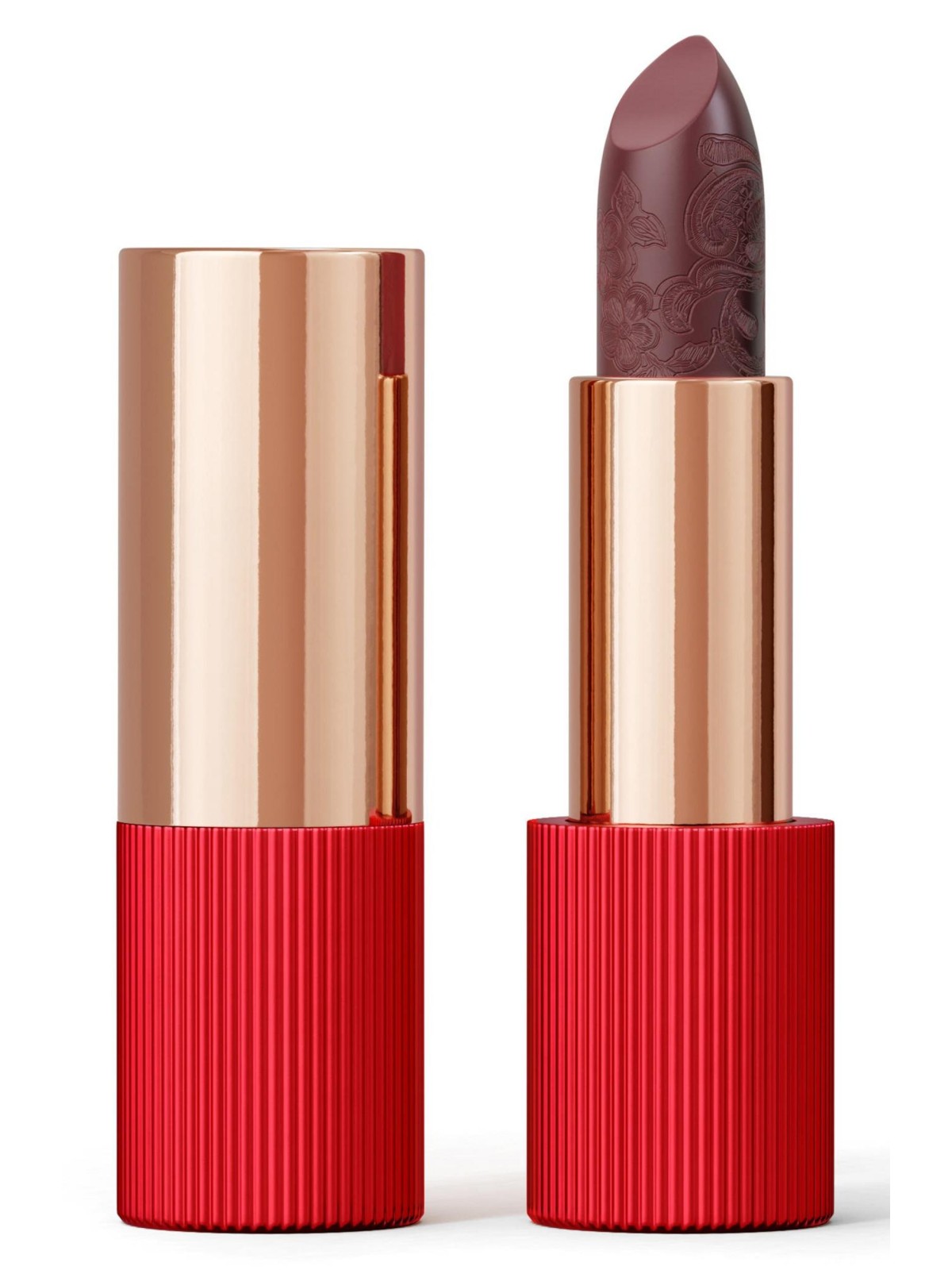 Rossetto La Perla Matte Silk Matte Cream 108 Rosso Prugna 35 g