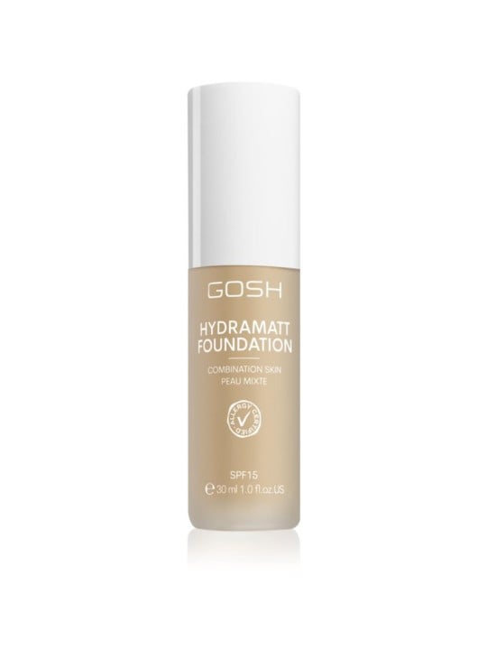 Fondotinta liquido opacizzante Gosh Hydramatt 004N Light Neutral SPF 15 30ml