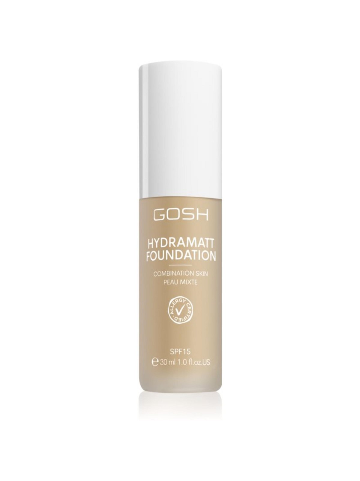 Fondotinta liquido opacizzante Gosh Hydramatt 004N Light Neutral SPF 15 30ml