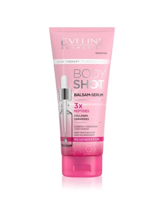 Eveline Cosmetics Body Therapy Professional Balsamo Rigenerante Mattutino con Peptidi Collagene e Ceramide 200ml