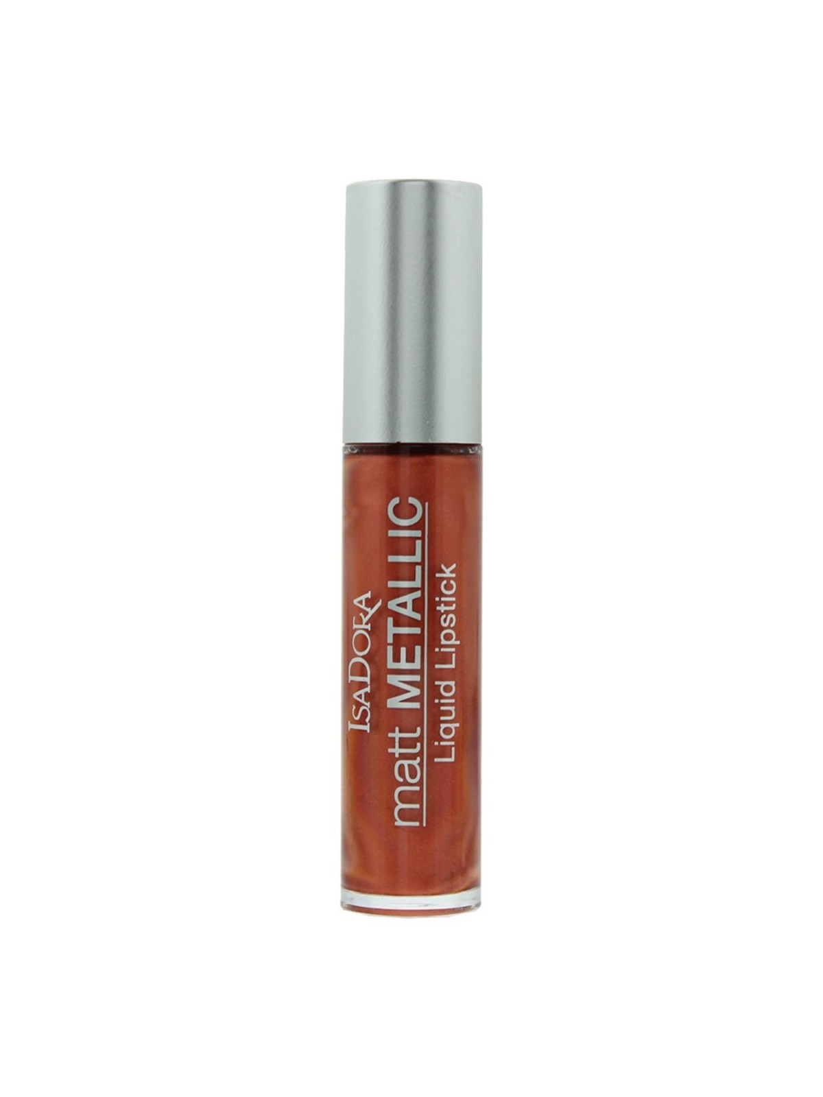 Rossetto liquido metallizzato opaco IsaDora 82 Copper Chrome 7ml