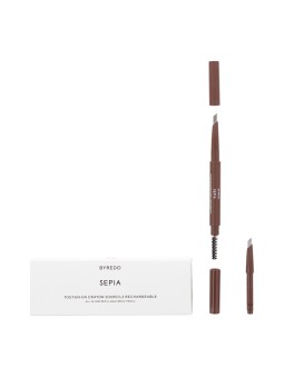 Byredo Matita per sopracciglia in crema a doppia punta con pennello 2 in 1 colore 02 Sepia 05 g