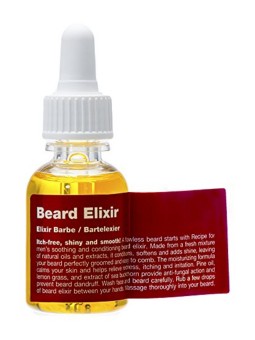 Ricetta uomo Elisir per la barba Olio per la barba Pino Vegano Condizioni 25ml