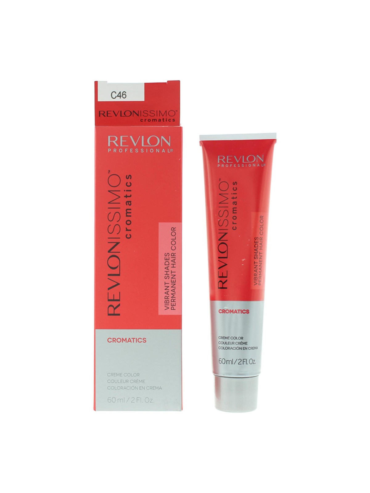 Tintura per capelli permanente Revlon Cromatics C46 Rosso Mandarino 60ml