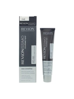 Tintura per capelli permanente Revlon Revlonissimo Colorsmetique 6.42 Biondo Castano Scuro Perlato 60ml