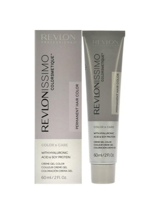 Revlon Revlonissimo Colorsmetique Tintura permanente per capelli con acido ialuronico 7.43 Biondo rame dorato 60ml
