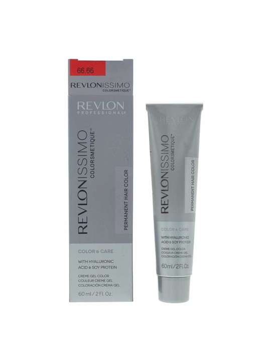 Revlon Revlonissimo Colorsmetique Tintura Permanente per Capelli 66.66 Rosso Viola Intenso 60ml