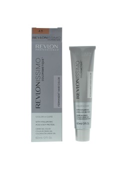 Tintura per capelli permanente Revlon Colorsmetique con acido ialuronico colore 4.5 castano mogano medio 60ml.