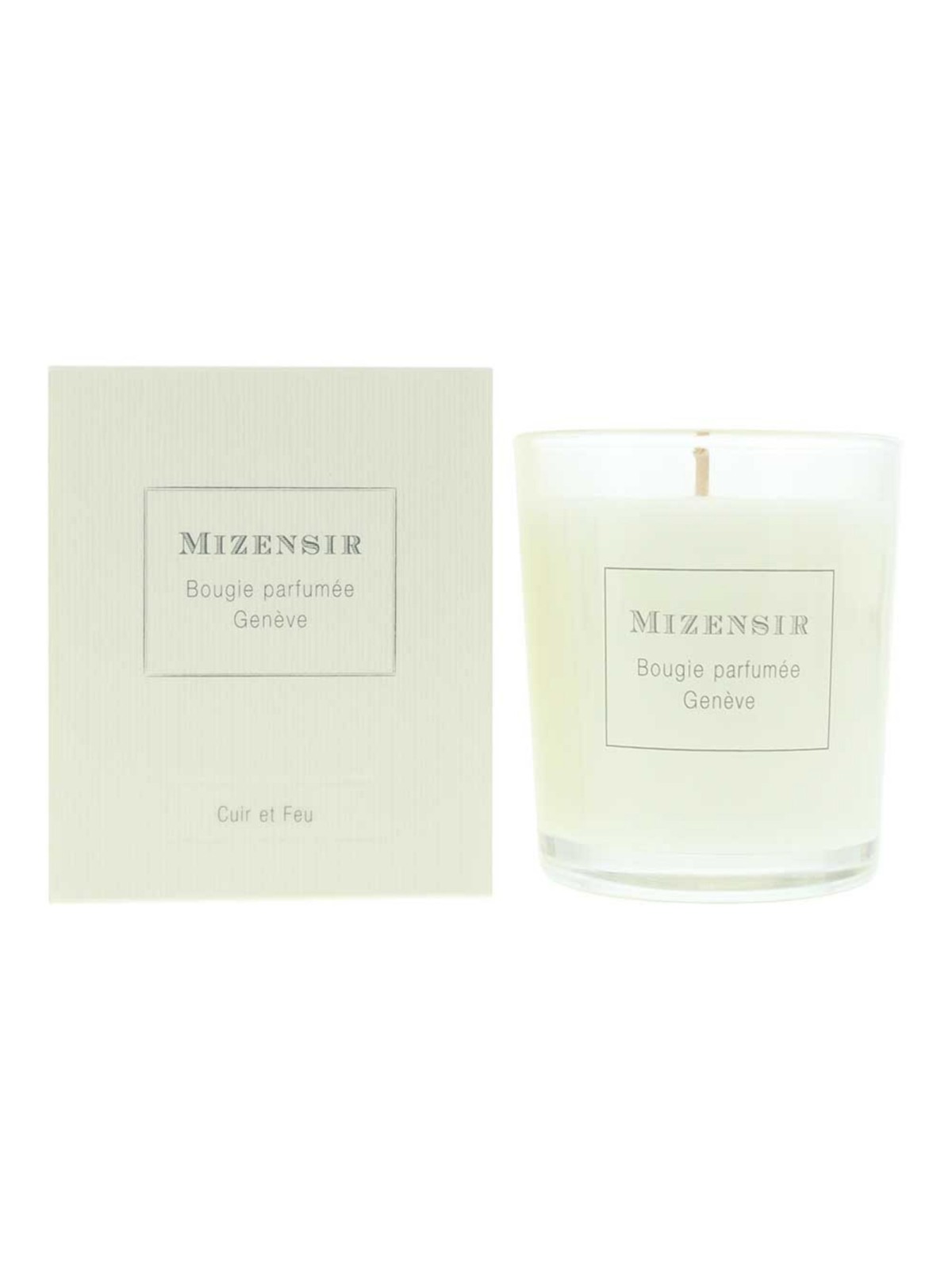 Candela profumata legnosa Mizensir Cuir Et Feu 90 g