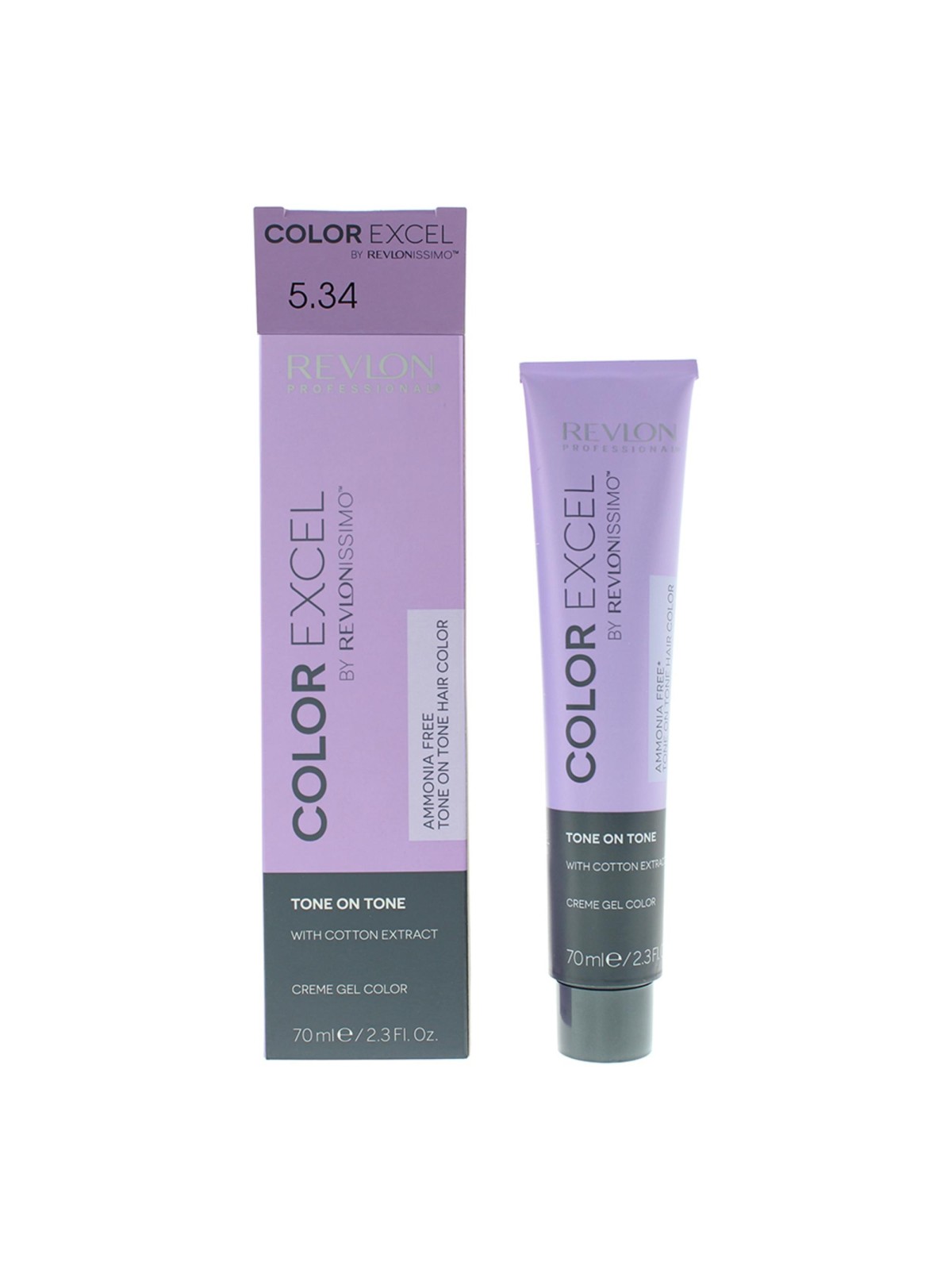 Tintura per capelli semipermanente Revlon Color Excel 5.34 Castano Rame Dorato Chiaro 70ml