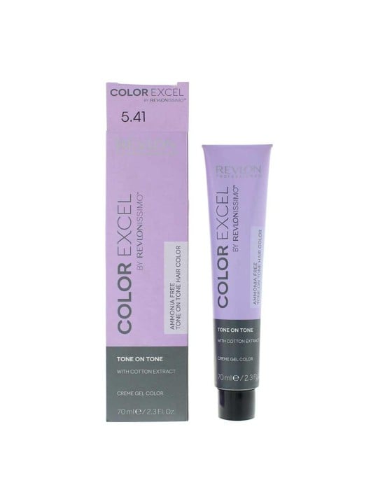 Tintura per capelli semipermanente Revlon Color Excel 5.41 Castano Chiaro Cenere 70ml