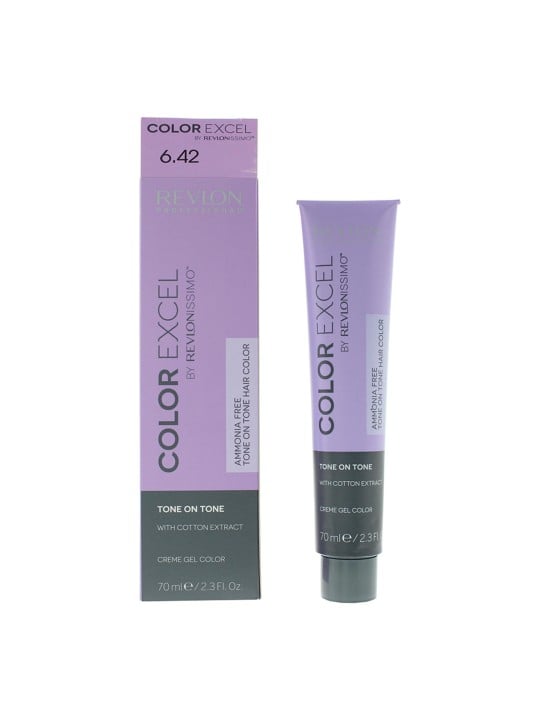Tintura per capelli semipermanente Revlon Color Excel 6.42 Biondo Castano Scuro Iridescente 70ml