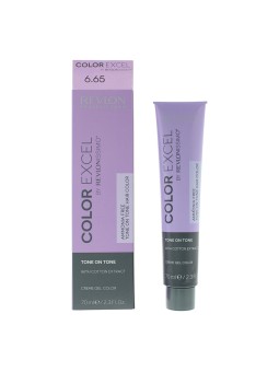 Tintura per capelli semipermanente Revlon Color Excel 6.65 Rosso scuro mogano biondo 70ml