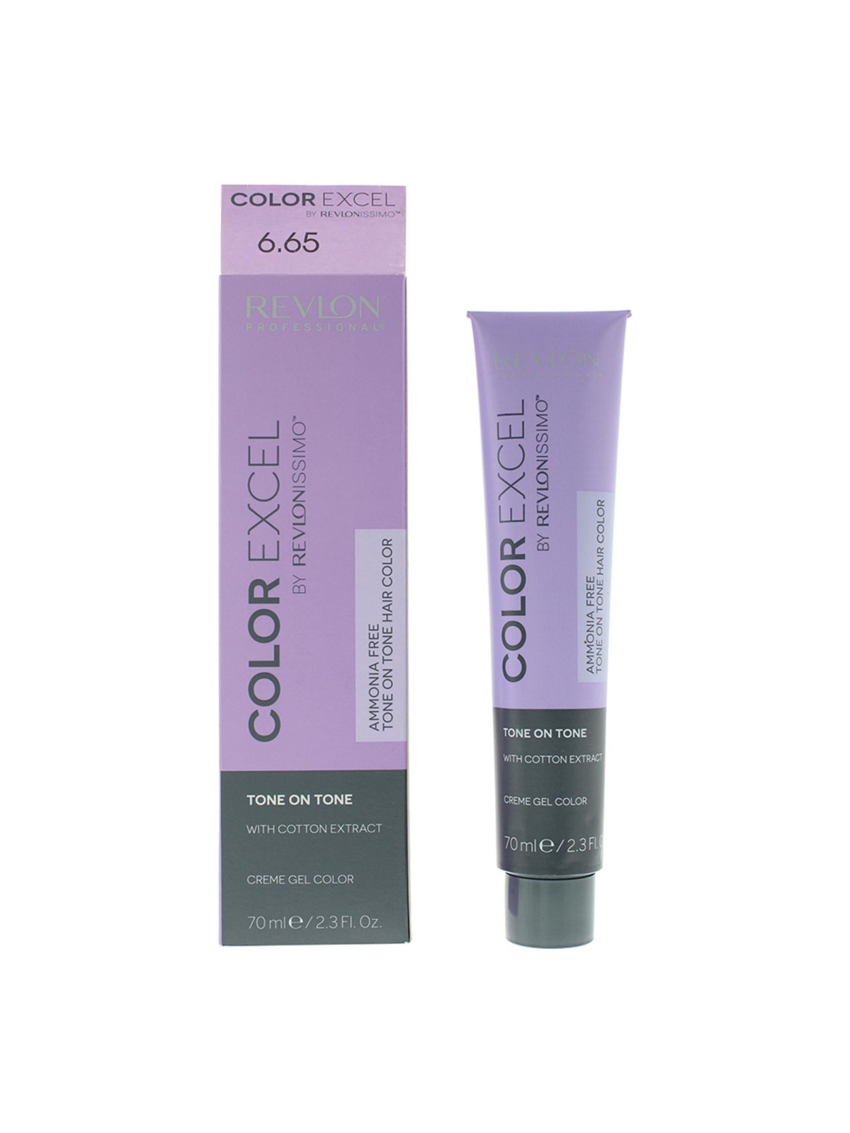 Tintura per capelli semipermanente Revlon Color Excel 6.65 Rosso scuro mogano biondo 70ml