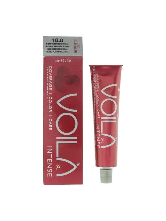 Tintura per capelli permanente intensa Intercosmo Voila 3C 10.0 Biondo platino naturale 60ml