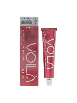 Tintura per capelli permanente intensa Intercosmo Voila 3C 7.34 Biondo ramato dorato medio 60ml