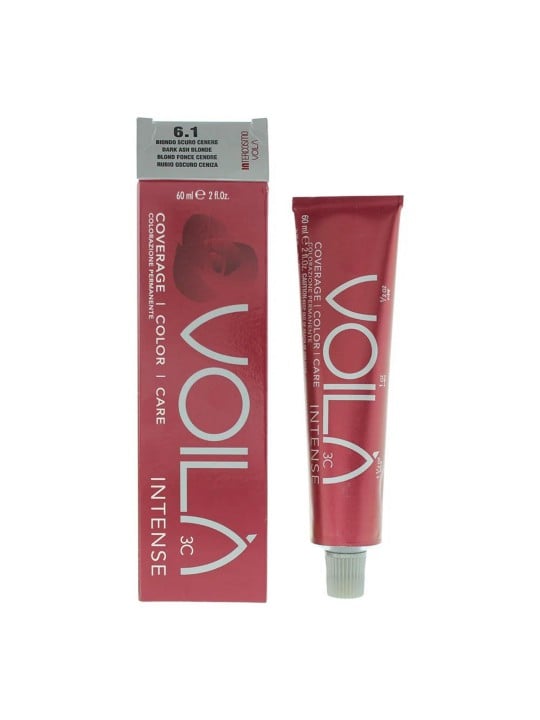 Tintura permanente nutriente intensa Intercosmo Voila 3C 6.1 Biondo cenere scuro 60ml