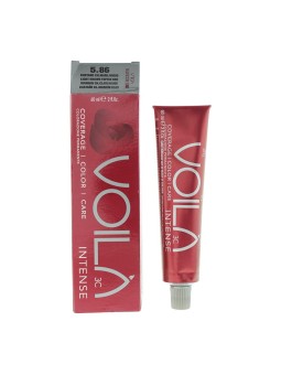 Tintura per capelli permanente intensa Intercosmo Voila 3C 5.86 Castano chiaro rosso caramello 60ml